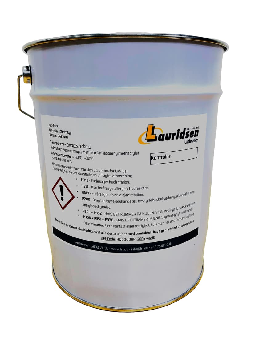 UV packer för UV-härdning vid relining med Just-Cure harts